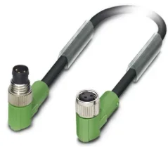 1415891 SAC-3P-M 8MR/ 0,3-PVC/M 8FR Kábel s konek. M8/M8, 3pin/3pin,uhlový/uhlový, 0,3m