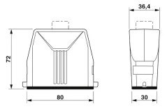 1424382 HC-STA-D25-HHFS-1TTM25-ELC-AL Puzdro