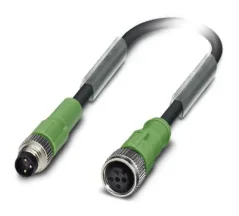 1682317 SAC-3P-M 8MS/0,6-PUR/M12FS Kábel s konek. M8/M12, 3pin/3pin,priamy/priamy, 0,6m