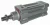 C245DE1000800MCN Valec dvojčinný. Priemer piesta 100mm.Zdvih 800mm