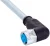 2096165 YG8U13-020VA1XLEAX Kábel s konektorom M8/3pin/2m, uhlový