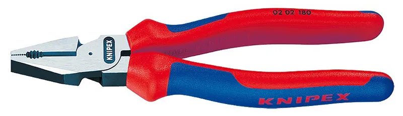 02 02 180 Silové kombinované kliešte - Dĺžka (Knipex): 225 mm