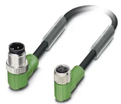 1668920 SAC-3P-M12MR/0,6-PUR/M 8FR Kábel s konek. M12/M8, 3pin/3pin, uhlový/uhlový, 0,6m
