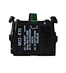 M22-K10 216384 Kontakt 1Z, čelná montáž, pružinové svorky