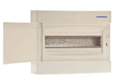 BK080151 Nástenná rozvodnica IP40 1-radová, 1x12modulov, plné dvere
