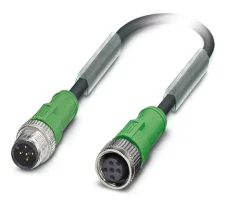 1415696 SAC-5P-M12MS/0,6-PVC/M12FS Kábel s konek. M12/M12, 5pin/5pin,priamy/priamy, 0,6m