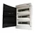 BK080007 Zápustná rozvodnica IP40 3-radová, 3x18modulov, dym.dvere