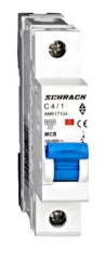 AM617104 Istič C4/1 6kA, charakteristika C, 4A, 1-pólový