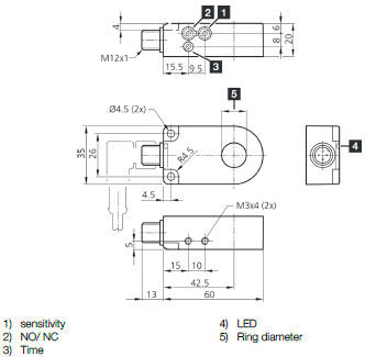 Indukčný snímač Di-soric 202267/ IR 10 PSOK-IBS