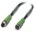 1415878 SAC-3P-M 8MS/ 0,6-PVC/M 8FS Kábel s konekt. M8/M8, 3pin/3pin,priamy/priamy, 0,6m