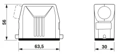 1424345 HC-STA-D15-HLFS-1STM20-ELC-AL Puzdro