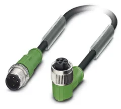 1414581 SAC-3P-M12MS/ 0,6-PVC/M12FR Kábel s konek.M12/M12, 3pin/3pin,priamy/uhlový, 0,6m