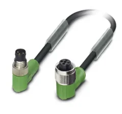 1682443 SAC-3P-M 8MR/1,5-PUR/M12FR Kábel s konek. M8/M12, 3pin/3pin,uhlový/uhlový, 1,5m