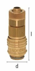 ESM 4 TQ Rýchlospojka s prevlečnou maticou 4x6mm
