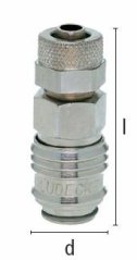 ESMN 4 TQDR Rýchlospojka s prevlečnou maticou 4x6mm