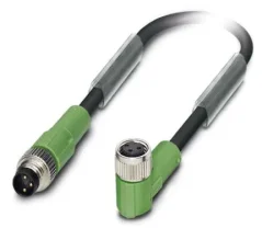1415889 SAC-3P-M 8MS/1,5-PVC/M 8FR Kábel s konektorom M8/M8, 3pin/3pin,priamy/uhlový, 1,5m