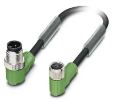 1415538 SAC-3P-M12MR/0,3-PVC/M 8FR Kábel s konektorom M12/M8 3pin/3pin,uhlový/uhlový, 0,3m