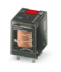 1032528 REL-IR-BL-230AC/2X21 -Zásuvné priemyselné výkonové relé