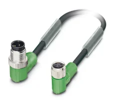 1671577 SAC-4P-M12MR/1,5-PUR/M 8FR Kábel s konek. M12/M8, 4pin/4pin,uhlový/uhlový, 1,5m