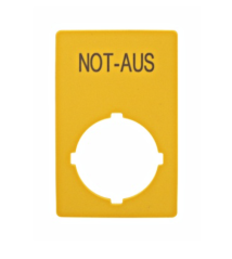 M22-XZK-D99 216471 Označovací štítok 33x50mm, NOT AUS