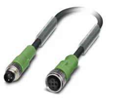 1682320 SAC-3P-M 8MS/1,5-PUR/M12FS Kábel s konek. M8/M12, 3pin/3pin,priamy/priamy, 1,5m