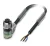 1505326 SAC-3P- 5,0-PVC/M12FR-2L Kábel s konek. M12 /3pin, uhlový /voľný koniec kábla, 5m