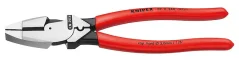 09 11 240 Silové kombinované klešte Lineman's Pliers, počiernené, potiahnuté plastom