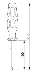 1206463 SZK PZ2 VDE - Skrutkovač