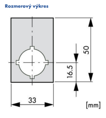 M22-XZK-D99 216471 Označovací štítok 33x50mm, NOT AUS