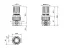 039.00.00246 MR 1/4 039 02A 4V POM FG.Pripojenie G1/4. Rozsah nastavenia 0-2 Bar