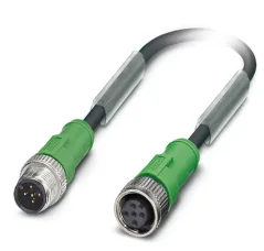 1681596 SAC-5P-M12MS/0,6-PUR/M12FS Kábel s konek. M12/M12, 5pin/5pin,priamy/priamy, 0,6m