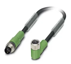 1415886 SAC-3P-M 8MS/0,3-PVC/M 8FR Kábel s konektorom M8/M8, 3pin/3pin,priamy/uhlový, 0,3m