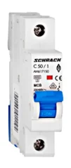 AM617150 Istič C50/1 6kA, charakteristika C, 50A, 1-pólový