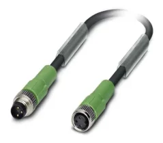 1681923 SAC-3P-M 8MS/ 1,5-PUR/M 8FS Kábel s konek. M8/M8, 3pin/3pin,priamy/priamy, 1,5m