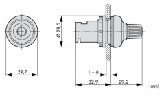 229490 M22-R4K7  Potenciometer 4,7 kOhm