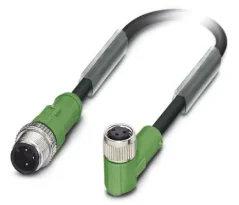 1415533 SAC-3P-M12MS/3,0-PVC/M 8FR Kábel s konektorom M12/M8 3pin/3pin,priamy/uhlový, 3m