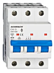 AM617306 Istič C6/3 6kA, charakteristika C, 6A, 3-pólový