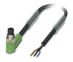 1694114 SAC-3P-M 8MR/10,0-PUR Kábel s konektorom M8/3pin/uhlový /voľný koniec kábla, 10m
