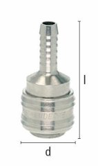 ESN 10 T Rýchlospojka s tŕňom 10mm