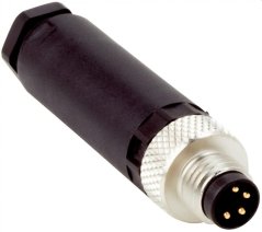 6037323 STE-0804-G Priamy konektor M8/4pin samec