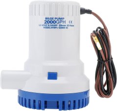 Whaleflo WEL HYBP1-G-2000-01 - Ponorné čerpadlo Bilge,  7570 l/h, 0.6 bar, 12 V DC