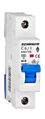 AM617106 Istič C6/1 6kA, charakteristika C, 6A, 1-pólový