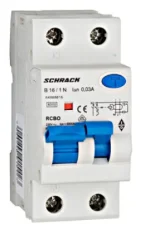AK668616 Pr.chránič s ističom, char. B, 16A, 30mA, 1+N, typ A, 6kA