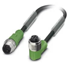 1681541 SAC-3P-M12MS/ 0,3-PUR/M12FR Kábel s konek. M12/M12, 3pin/3pin,priamy/uhlový, 0,3m