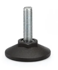 531003 LX.25-SW13-AS-M6x34 Polohovacia noha s pevnou skrutkou, protišmykovou podložkou