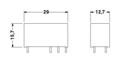 2961422 REL-MR-230AC/21HC miniatúrne výkonové relé