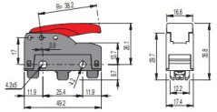 Mikrospínač Pizzato MK V11D49
