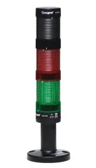 CO STM 40 GRLB 024 1F.LED maják dvojfarebný s húkačkou
