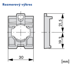 M22-A 216374 Upevňovací adaptér čelný M22-A